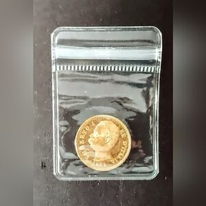 1882-r 20 Gold Lire Ms Condition In Protective Sleeve